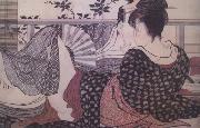 Kitagawa Utamaro Loves (from the Poem of the Pillow) (nn03) oil painting picture wholesale